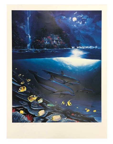 Lot Robert Wyland James Cole Paradise Lithograph