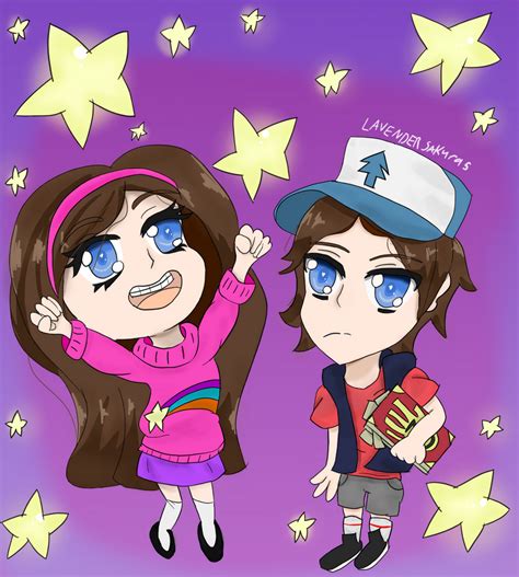 gravity falls chibis  lavendersakura  deviantart