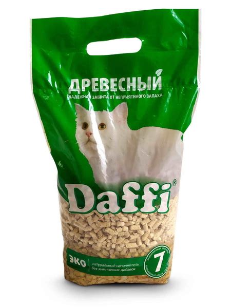 Наполнитель Древесный Daffi Впитывающий Древесный 3500г. - купить с ...