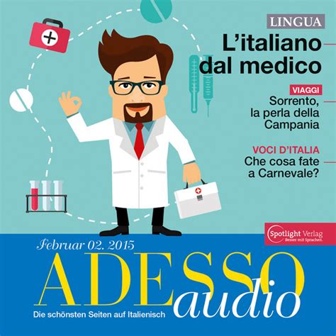 Italienisch Lernen Audio Beim Arzt Adesso Audio L Italiano