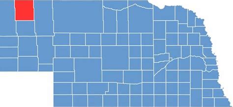 Dawes County Map Nebraska Us County Maps