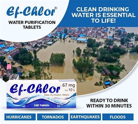 Water Purification Tablets For 10 Litres - 67mg NaDCC Tablets | #1 ...