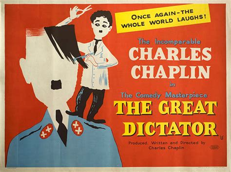 The Great Dictator Original R1950s British Quad Movie Poster ...