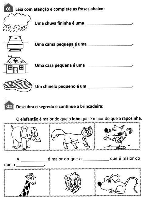 Atividades Sobre Grau Dos Substantivos - 6