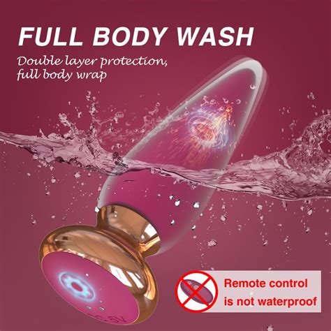 Remote Control Anal Plug Vibrator SQ CHASTITYGO