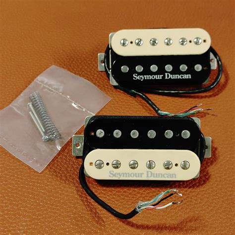 Seymour Duncan Sh 4 Jb Bridge And Sh 1n 59 Neck Zebra Set Reverb