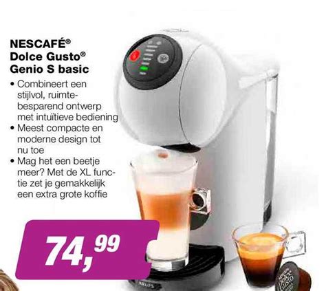 Nescafe Dolce Gusto Genio S Basic Aanbieding Bij Ep Folders Nl