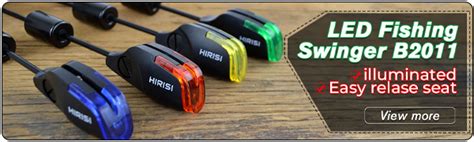 Hirisi Tackle Karpfenangeln Swinger Led Alarm Bissanzeiger Set Rot