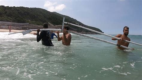 Volunt Rios Retiram Destro O Da Ciclovia Tim Maia Do Mar Da Praia De