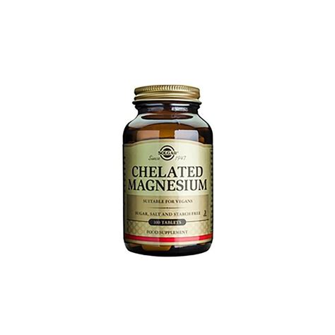 Solgar Chelated magnesium Tabletten 100 stuks kopen of bestellen ? € 17 ...