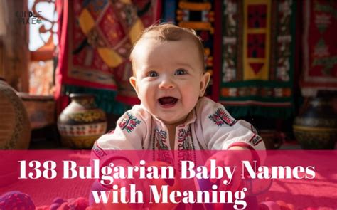 138 Bulgarian Baby Names With Meaning Cuddle Pixie