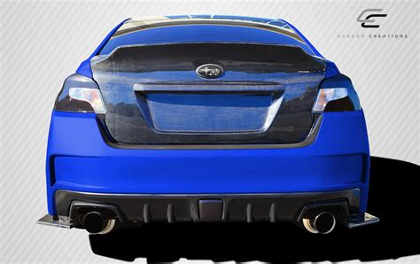 Carbon Fiber Rear Lip Add On Body Kit For Subaru Wrx