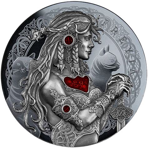 Oz Proof Silver Niue Goddesses Of Love Freya Coins Silver