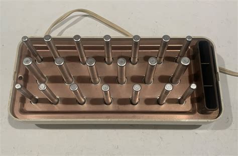 Vintage Clairol Deluxe Hot Rollers Hair Curlers Clips Model C 40