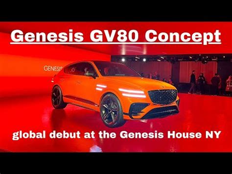 Genesis Gv Coupe Concept Global Debut At The Genesis House Ny