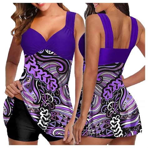 STRÓJ KĄPIELOWY TANKINI SZORTY FLORAL bikini komplet rozmiar M Cena Opinie Dwuczęściowe