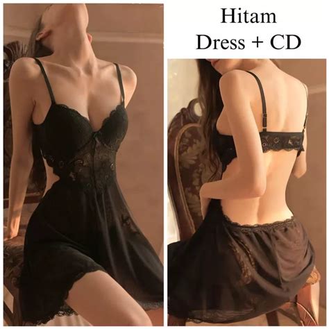 Jual GROSIR LUCKY LINGERIE KODE Sexy Lingerie Dress Wanita Baju Tidur Dress Sexy