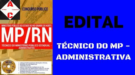 Apostila Concurso Mp Rn T Cnico Do Mp Administrativa Youtube