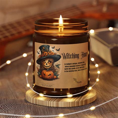 Unique Gift Witching Hour Magic Spell Candle Also Unscented Choice