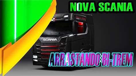 Nova Scania Arrastando Bi Trem Ets Ainda Esperando Oficial