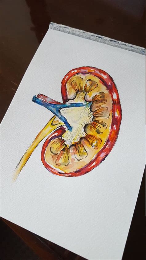 Kidney Painting At Explore Collection Of Kidney