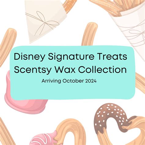 Walt Disney World Resort Signature Treats Scentsy Wax Collection