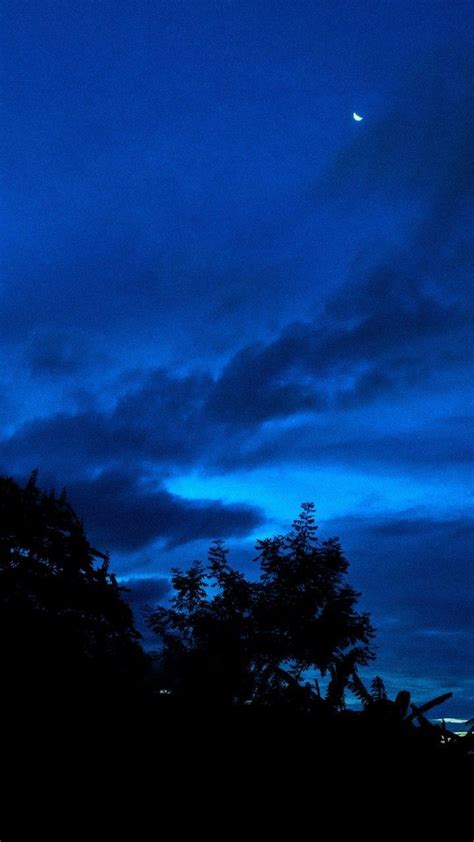 Blue Aesthetic Dark Wallpaper