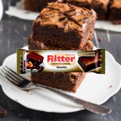 Barra De Cereal Ritter Brownie Chocolate Caixa 144unX25g