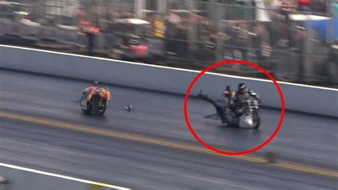 AMAZING Top Fuel Drag Bike Crash At Santa Pod Raceway - Hot Rod Forum ...