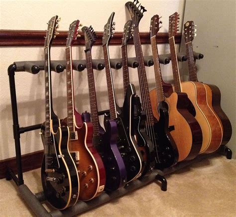 Guitar Rack Diy : DIY Pvc Multiple Guitar Stand | Multiple guitar stand ...