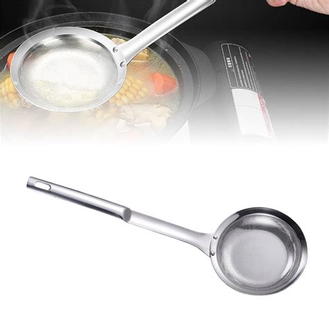 Yuseik Small Stainless Steel Hot Pot Skimming Spoon To Remove Foam