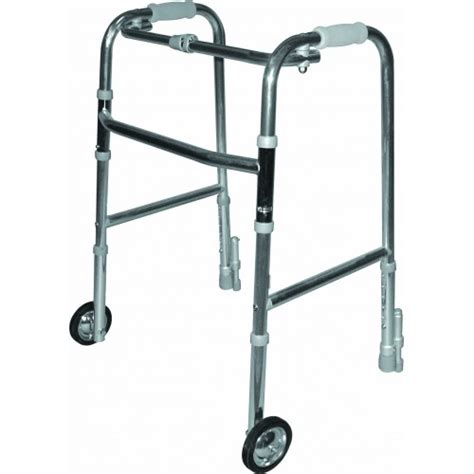 folding walkerwheelspush  brakes bizzmed