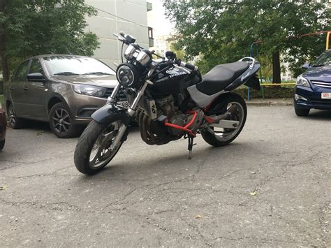 Купить б у Honda CB 600F Hornet карбюратор 5 передач в Озерском чёрный naked bike 1998 года на