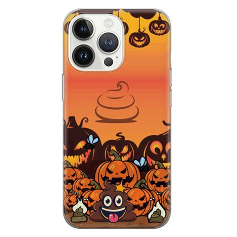 Pumpkin Poop Phone Case Halloween Poo Cover Fit For Iphone 15 Etsy