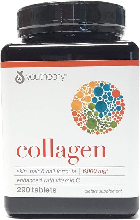 Buy Youtheory Collagen Advanced Formula Type 1,2,3 290 ct Pack of 3 ...