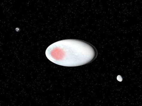 surprise bizarre dwarf planet haumea  rings space
