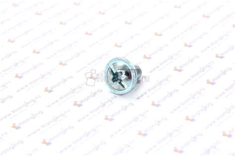 Винт DIN 967 М5х8 с полукруглой головкой с прессшайбой (пресс-шайбой)