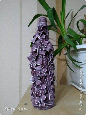 Декор бутылки в подарок фото 4 | Bottle art, Plastic bottle art, Glass ...
