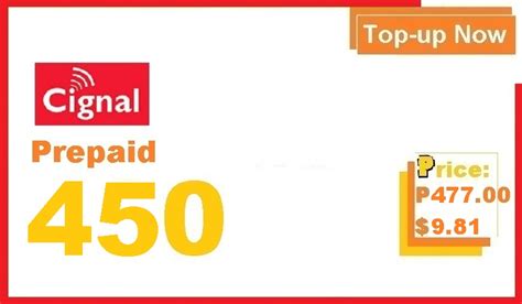 Pay Load Center Cignal Prepaid 450