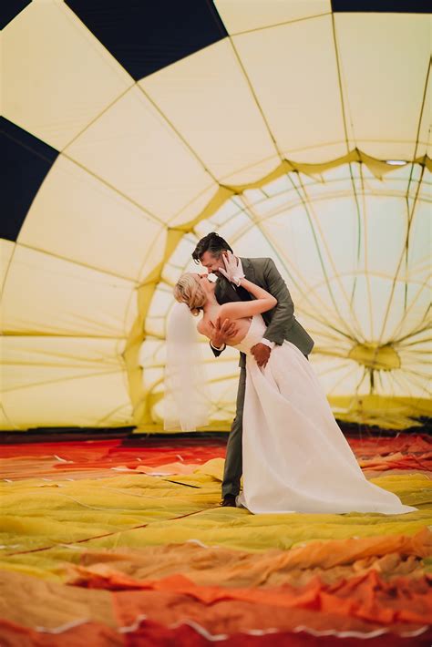 Romantic Hot Air Balloon Elopement In Stillwater Minnesota Bride