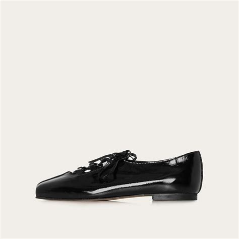 Roma Ballerina, glossy black | Balagan Studio