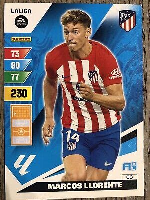 MARCOS LLORENTE 66 ATLETICO MADRID 2023 24 CROMO ADRENALYN XL PANINI