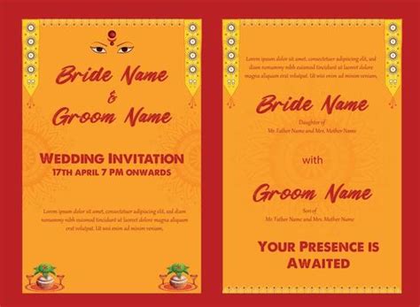 Tamil Wedding Invitation Vector Art Icons And Graphics For Free Download