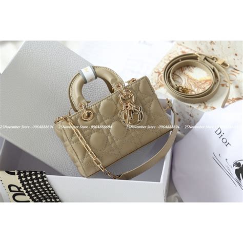 Mua Túi xách D i o r l a d y Dáng ngang màu nude size cm giá rẻ nhất TecKi Vn