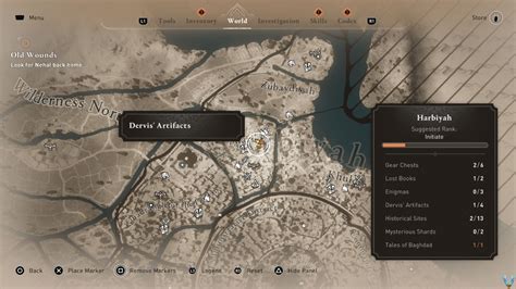 Assassin S Creed Mirage Harbiyah Dervis Artifacts Locations Guide