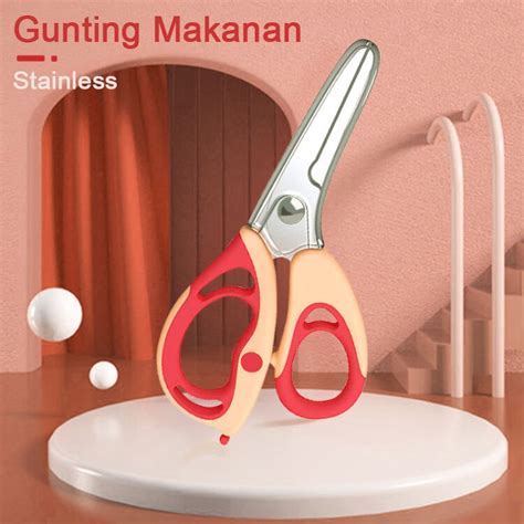 Jual Gunting Makanan Pelengkap Makanan Bayi Bisa Memotong Daging Alat