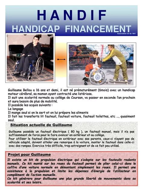 handicap financement powerpoint
