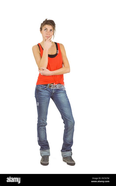 Brunette Model Cut Out Stock Images Pictures Alamy