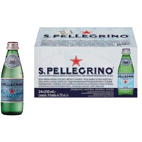 S.Pellegrino Вода 250мл. 24шт - купить с доставкой по выгодным ценам в ...