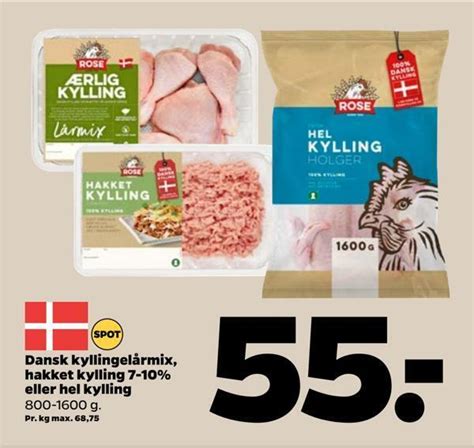 Dansk Kyllingel Rmix Hakket Kylling Eller Hel Kylling Tilbud Hos